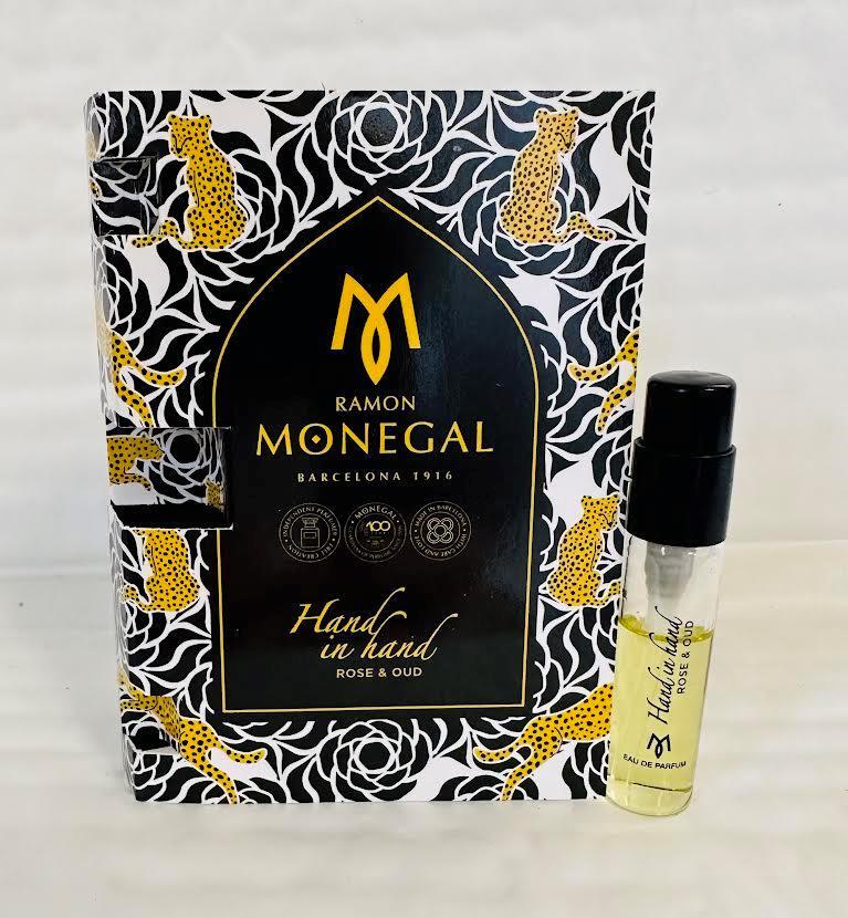 Ramon Monegal Hand in Hand Rose & Oud official perfume sample 2ml 0.06 fl.o.z. perfume tester