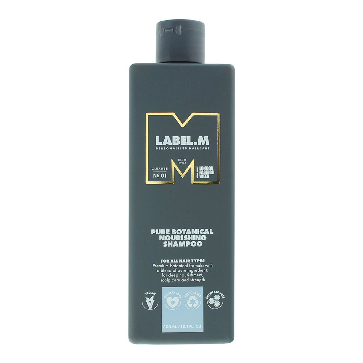 Label.M, Pure Botanical, Hair Shampoo, Nourishing, 300 ml
