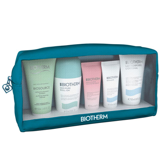 Set Biotherm: Biotherm, Hydrating, Body Milk, 50 ml + Biosource, Eliminates Impurities, Cleansing Foam, 50 ml + Deo Pure, Soothing, Deodorant Roll-On, For Women, 50 ml + Biomains, Hydrating, Hand Cream, Jasmine, 20 ml + Aquasource Cica Nutri, Soothing,…