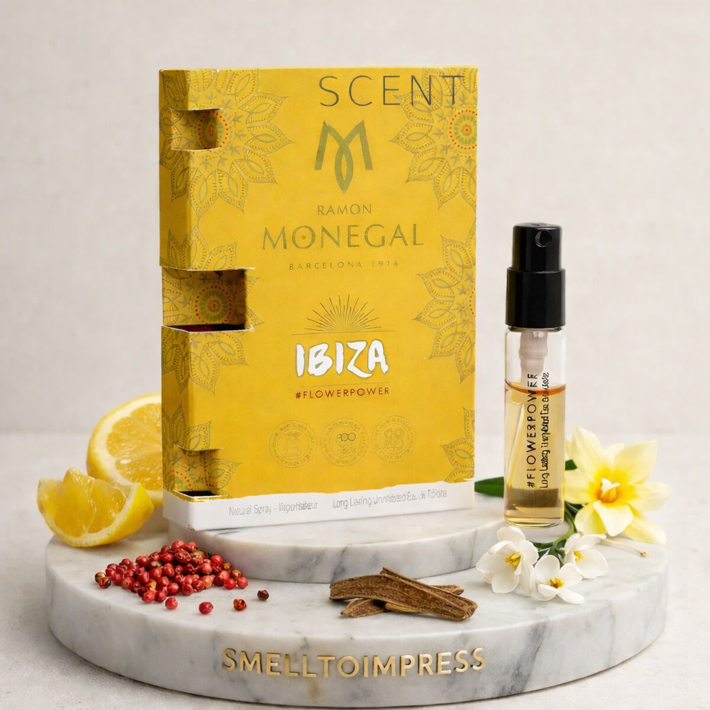 Ramon Monegal Ibiza Flowerpower 2ml 0.06 fl. oz. official perfume sample tester