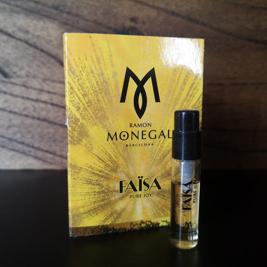 Ramon Monegal Faisa Pure Joy official perfume sample 2ml 0.06 fl.o.z. perfume tester