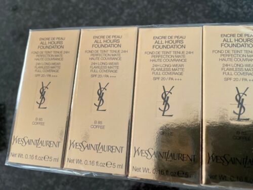 Yves Saint Laurent All Hours Foundation 5ml 0,16 fl. oz. offisiell hudpleieprøve Shade B 85 Coffee