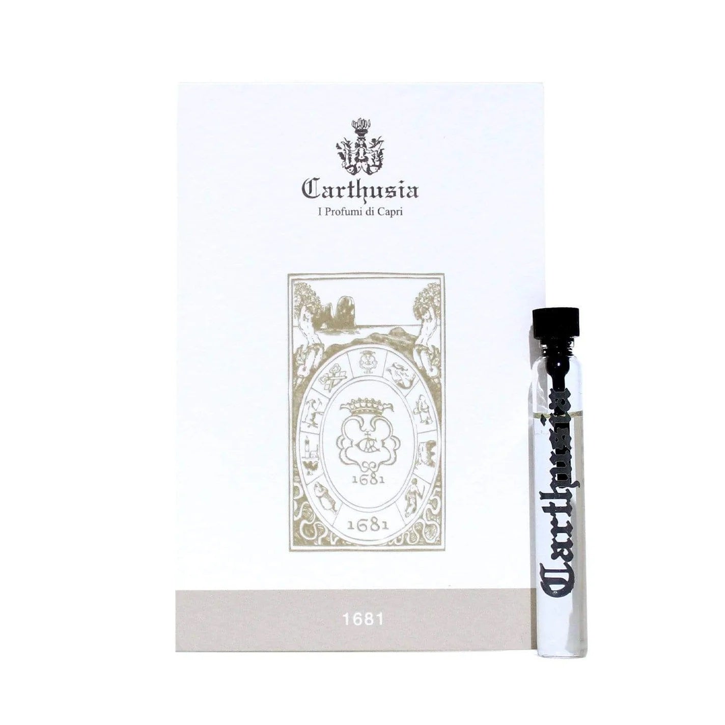 official perfume sample of Carthusia 1681 size 2ml 0.06 oz., Carthusia 1681 official perfume sample 2ml