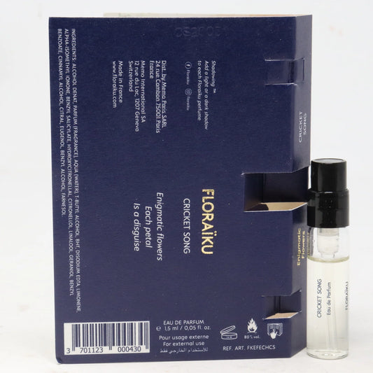 official perfume sample of Floraiku Cricket Song fragrance 1.5ml 0.05 fl. oz.