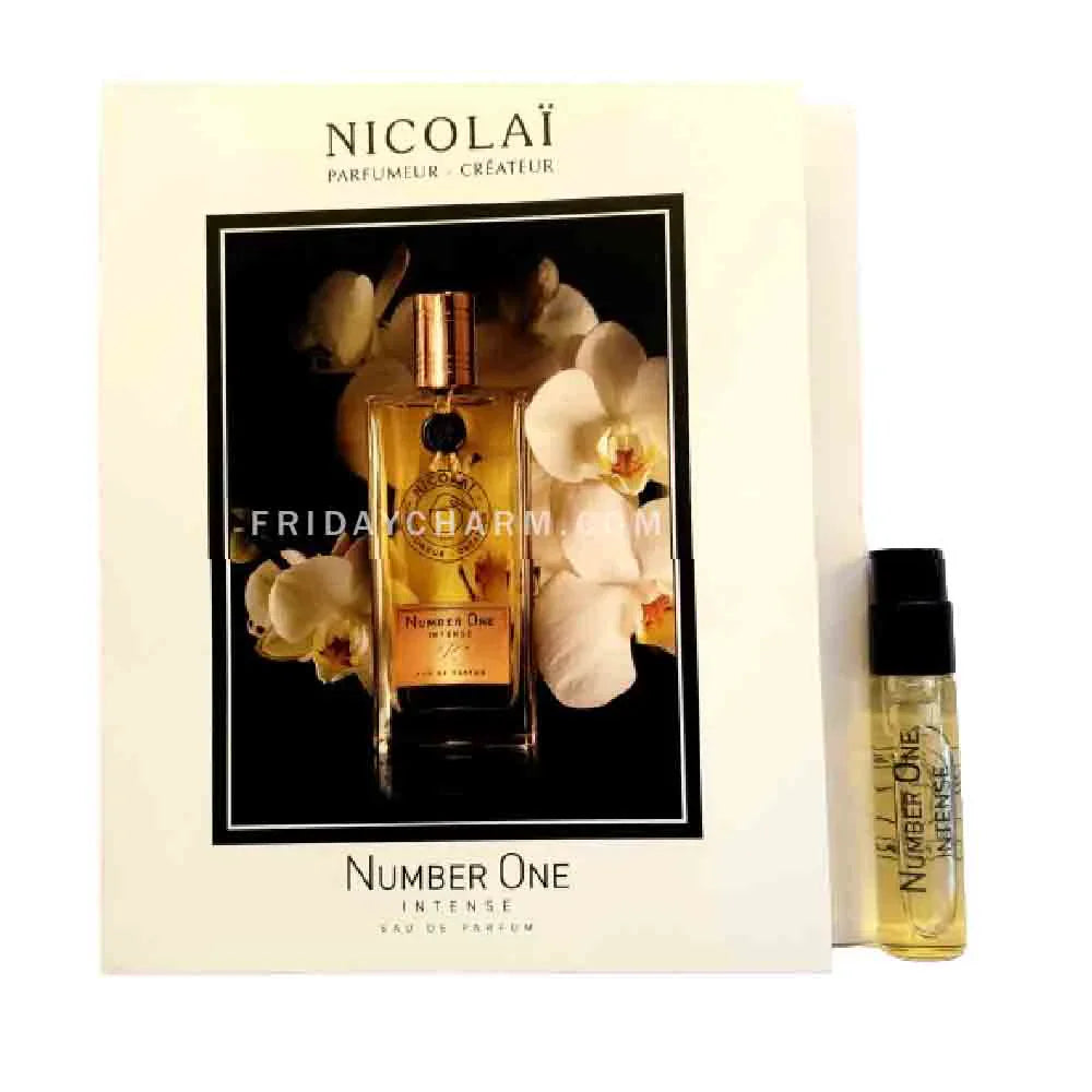 offisielle parfymeprøver av Nicolai Number One Intense duft 1,8 ml 0,07 oz.